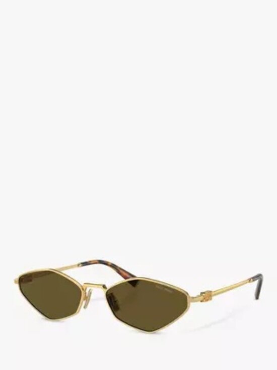 Miu Miu Accessories - NEW MIU MIU SUNGLASSES MU56ZS 5AK09Z WOMEN SMU 56Z 5AK09Z GOLD MU 56ZS EYEWEAR